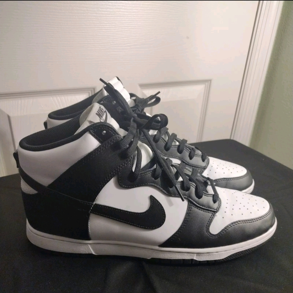 Nike Dunk High Retro Black White Men's  DD1399-105 size 14 panda dunks high